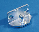 フレーム装着用金具コの字型（ボールソケット）