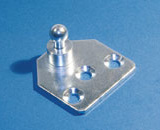 フレーム装着用金具Ｌ字型（ボールソケット）