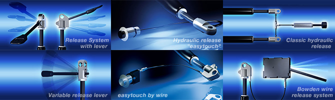 リリースシステム（ロック付ガススプリング用）